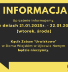 Informacja - "Urwiskowo"