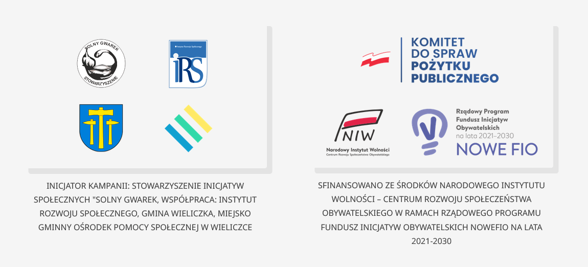 INICJATOR KAMPANII: STOWARZYSZENIE INICJATYW SPOŁECZNYCH 
